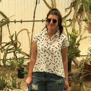 Zara Sunglasses Novelty Shirt